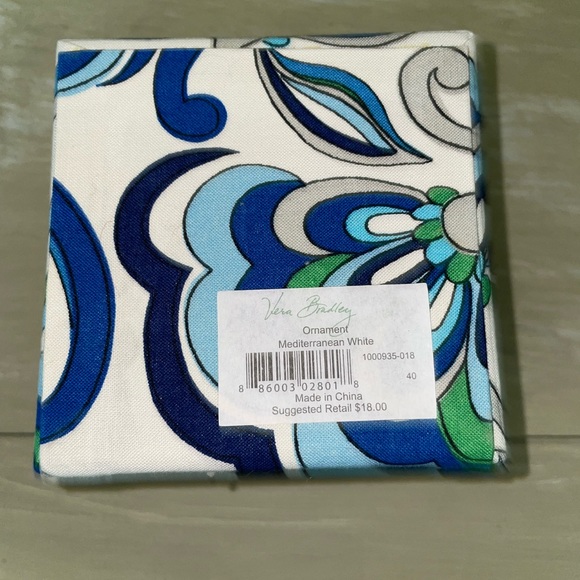 Vera Bradley Holiday New Vera Bradley Mediterranean White Christmas
